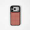 Red Plaid Back Panel