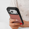 Red Plaid Back Panel