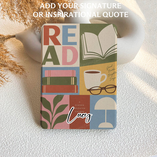 Retro Reading | Kindle Case