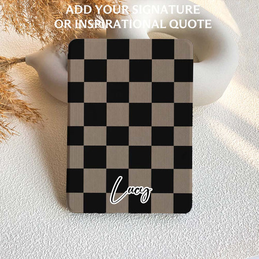 Rustic Checkerboard | Kindle Case