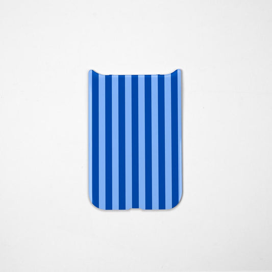 Stripe Pattern Back Panel | Light Blue