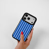 Stripe Pattern Back Panel | Light Blue