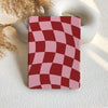 Wavy Check | Kindle Case - Pink & Red