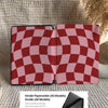 Wavy Check | Kindle Case - Pink & Red