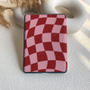 Wavy Check | Kindle Case - Pink & Red