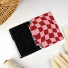 Wavy Check | Kindle Case - Pink & Red