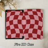 Wavy Check | Kindle Case - Pink & Red
