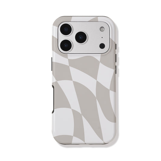 Khaki Chessboard | iPhone Cases