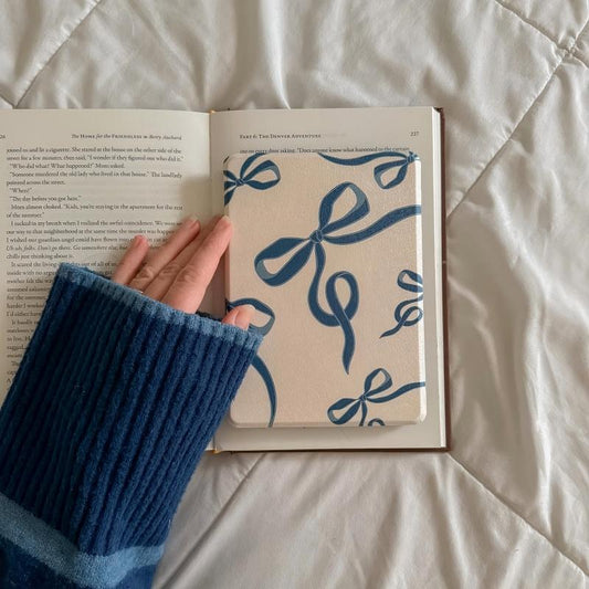 Coquette Bow | Kindle Case - Blue