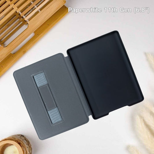 Green Stripes | Magnetic Kindle Case